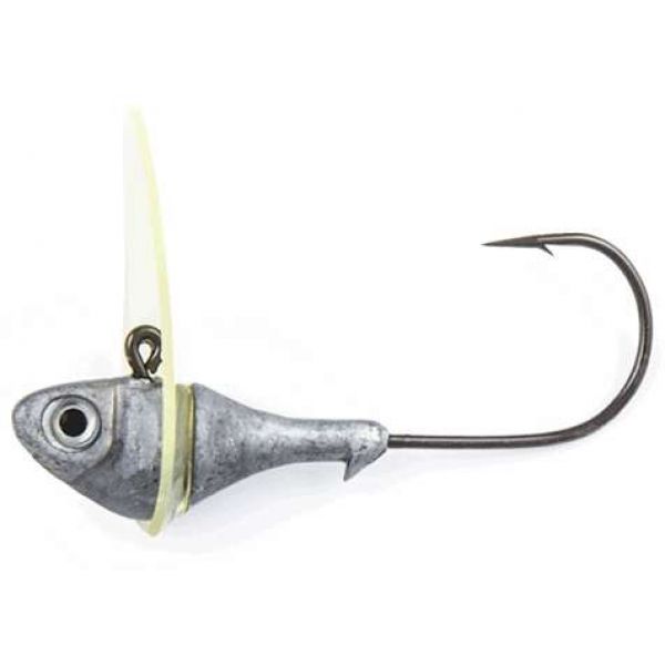 Fish Head Dude Jig Head - 1/4 oz. - Raw Shad