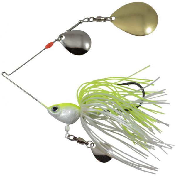 Fish Head Primal Spin - 1/4oz - Chartreuse/White (Colorado)