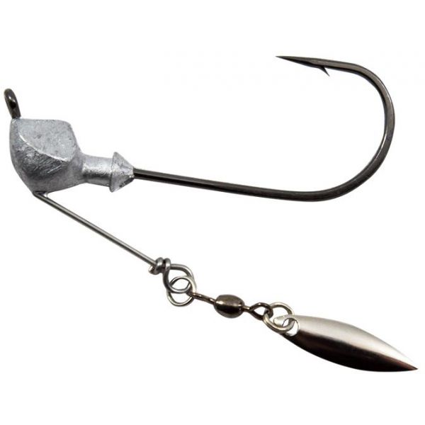 Fish Head E Series Hammer Spin - 1/8oz - Raw Shad