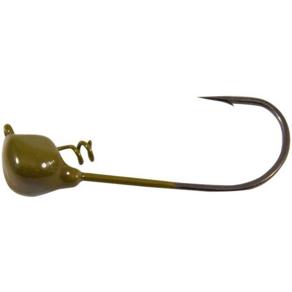 Fish Head E Series Hammer Jig - 1/8oz - Green Pumpkin