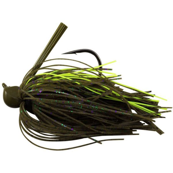 Fish Head M1 ProSeries Casting Jig - 3/8oz - Dark Green Pumpkin