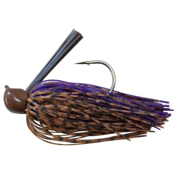 Fish Head M1 ProSeries Casting Jig - 3/8oz - Brown/Purple