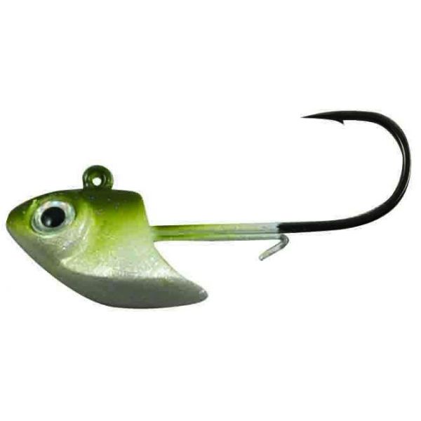 Fish Head V3 Balance Force Jig Head - 3/16oz - Pro Green