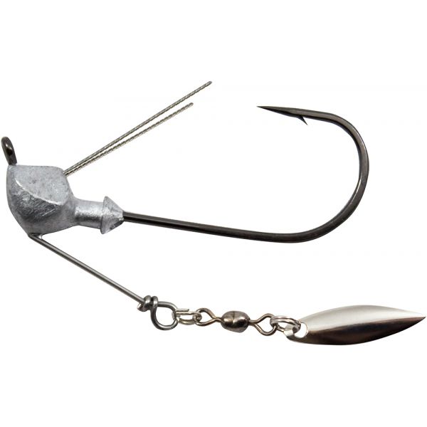 Fish Head E Series Hammer Spin II - 1/8oz - Raw Shad