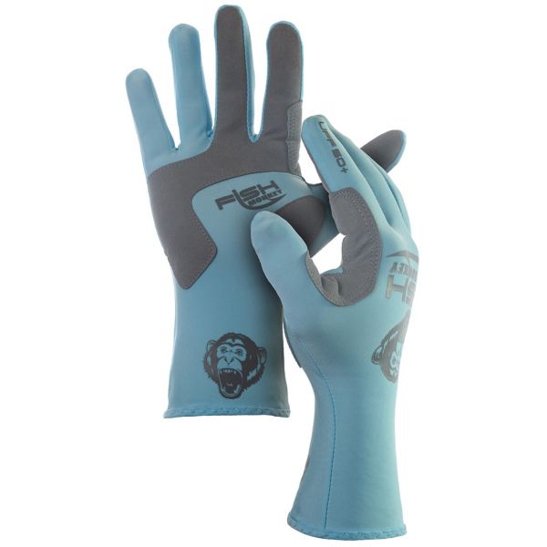 Fish Monkey Full Finger Guide Glove - Lite Blue 2XL