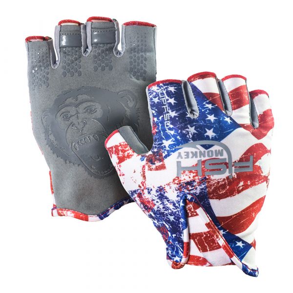 Fish Monkey Stubby Guide Glove - Americana 2XL