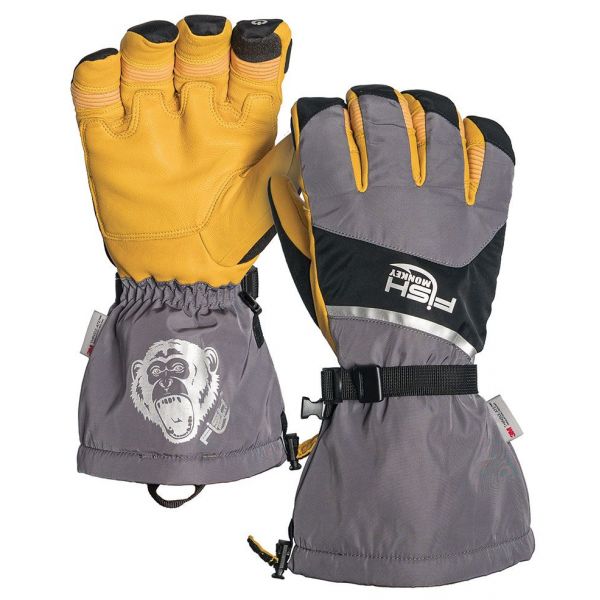 Fish Monkey Yeti Full Finger Ice Fishing Glove - L