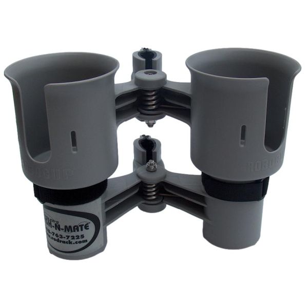 Fish-N-Mate 655 Double Cup Holder - Grey