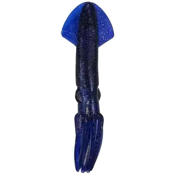 Fish Razr 9in Tournament Grade Squid - Purple Sparkle