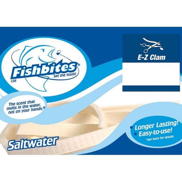 Fishbites 0065 Long Lasting EZ Clam 2Pk Flesh