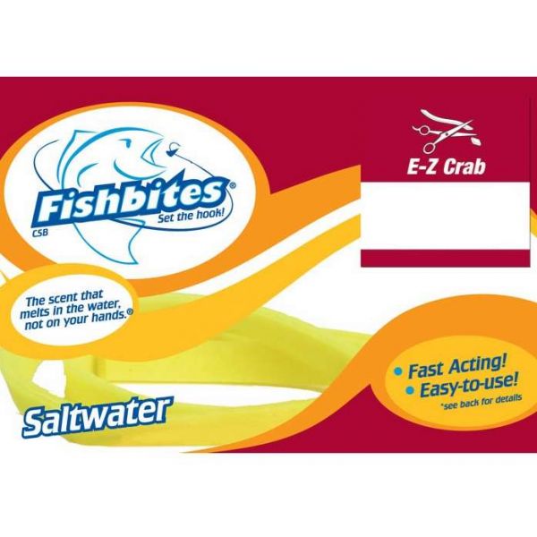 Fishbites 0074 Fast Acting EZ Crab 2Pk Orange