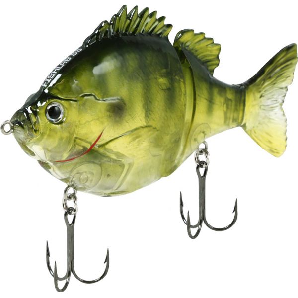 FishLab Bio Gill Glide Bait - 4in Slow Sinking - Ghost Bluegill