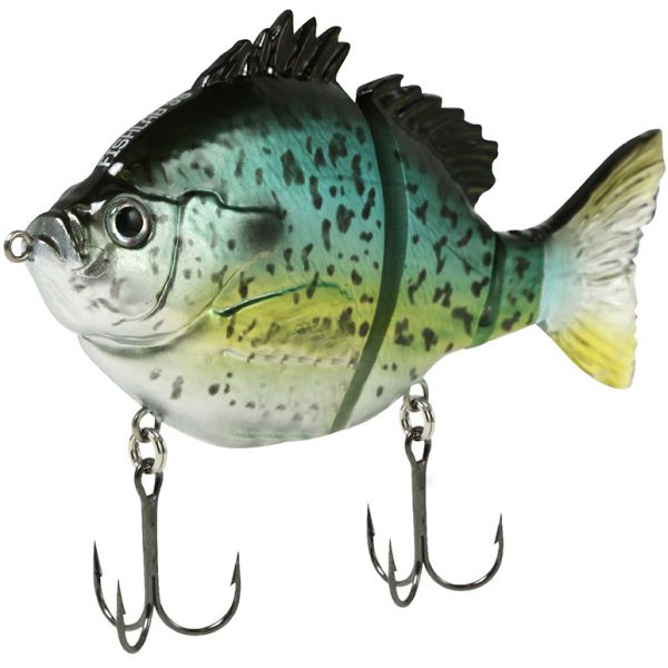 FishLab Bio Gill Swimbait - 4in - Black Crappie