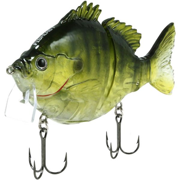 FishLab Bio Gill Wake Bait - 4in - Ghost Bluegill