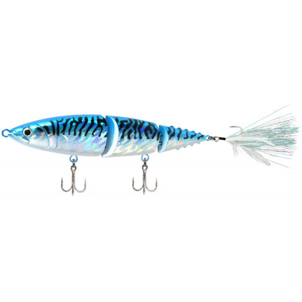 FishLab Mack Attack Hard Swimbait - 7in Fast Sinking - Blue Mackerel