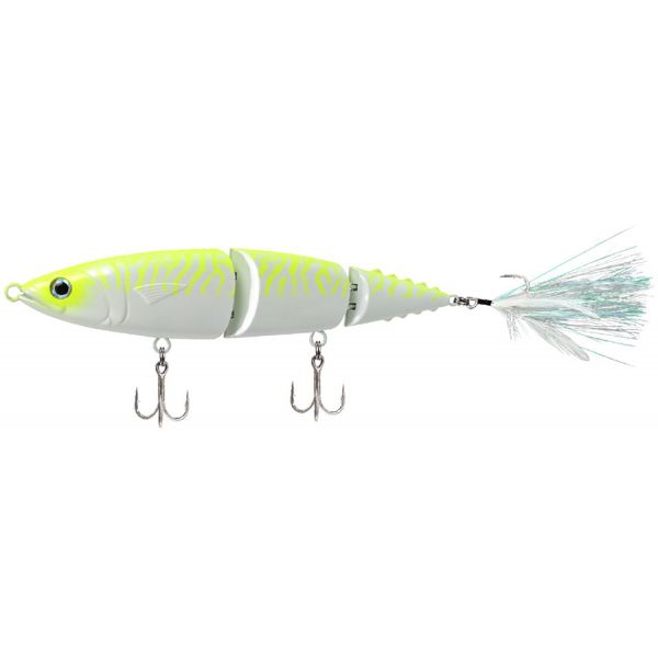 FishLab Mack Attack Hard Swimbait - 7in Fast Sinking - Ghost Mackerel