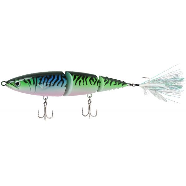 FishLab Mack Attack Hard Swimbait - 7in Fast Sinking - Whacky Mackerel