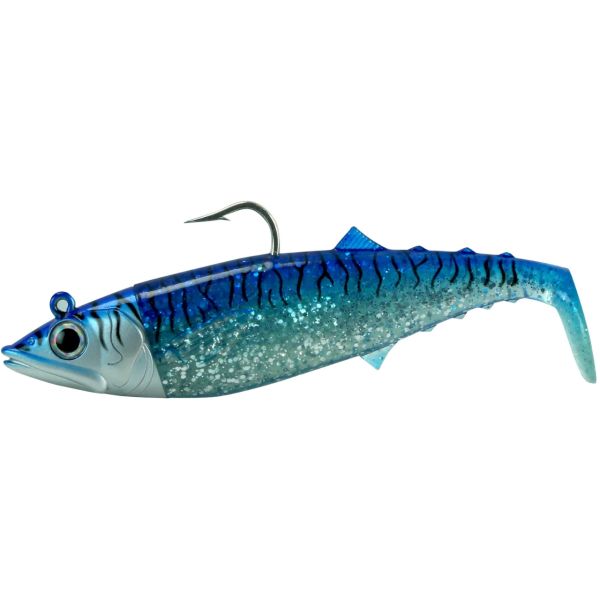 FishLab Mack Attack Soft Swimbait - 10in - Blue Mackerel