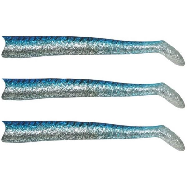 FishLab Mad Eel Replacement Tails - 7in - Blue Mackerel