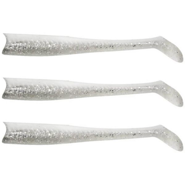 FishLab Mad Eel Replacement Tails - 7-1/2in - Real Pearl