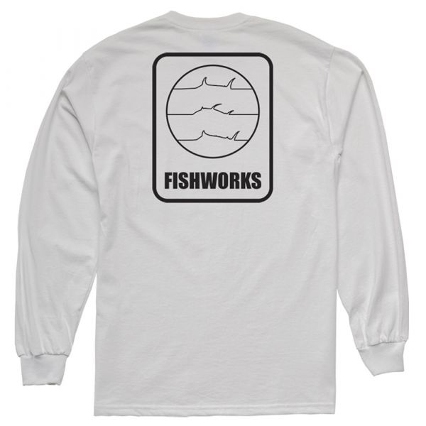 Fishworks Fine Lines Long Sleeve Shirt - White 2XL