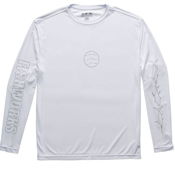 Fishworks Fine Lines Sunshirt - White