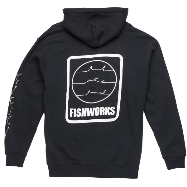 Fishworks Fish Lines Hooded Fleece - 2X-Large