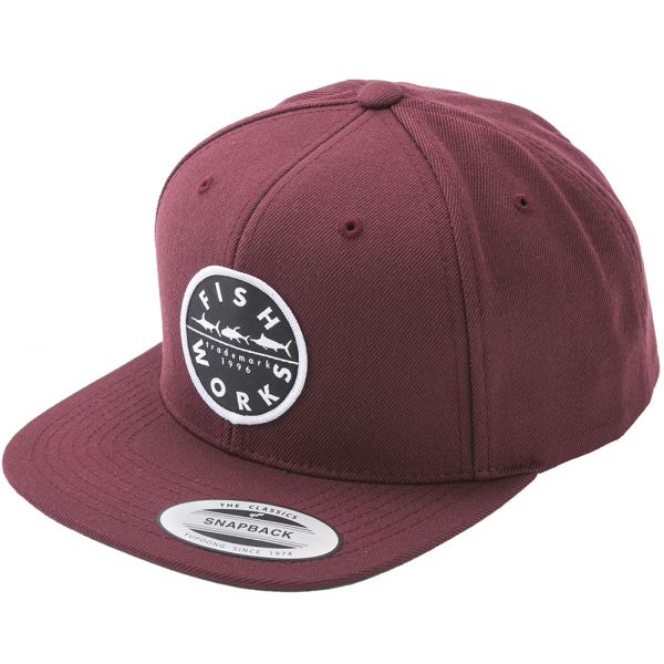 Fishworks Original Snapback Hat - Maroon