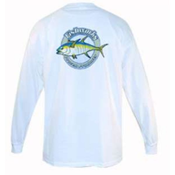 Fishworks Corporate Logo Long Sleeve Tee - White