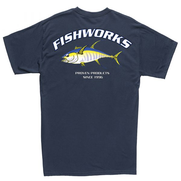 Fishworks Tuna Shield Short Sleeve T-Shirt Navy 2XL