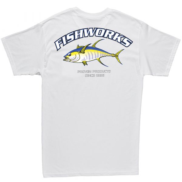 Fishworks Tuna Shield Short Sleeve T-Shirt - White 2XL