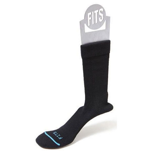 FITS Light Hiker Crew Socks - Black 2XL