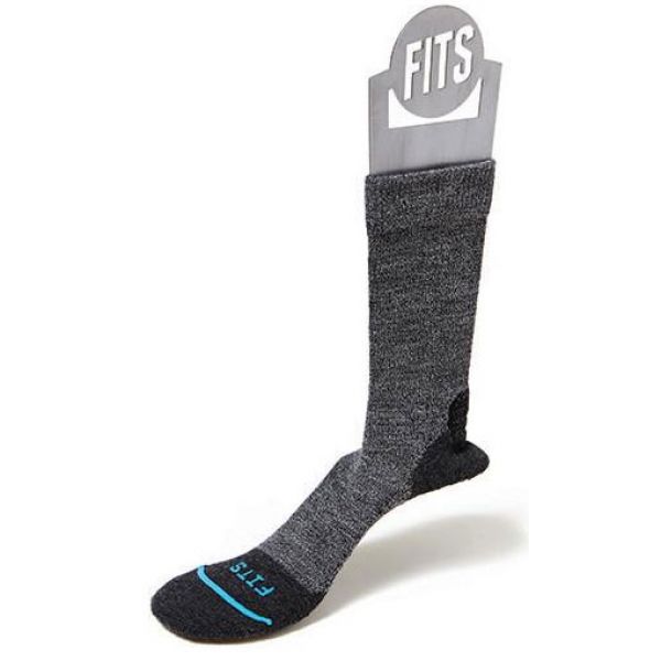 FITS Light Hiker Crew  Socks - Coal L