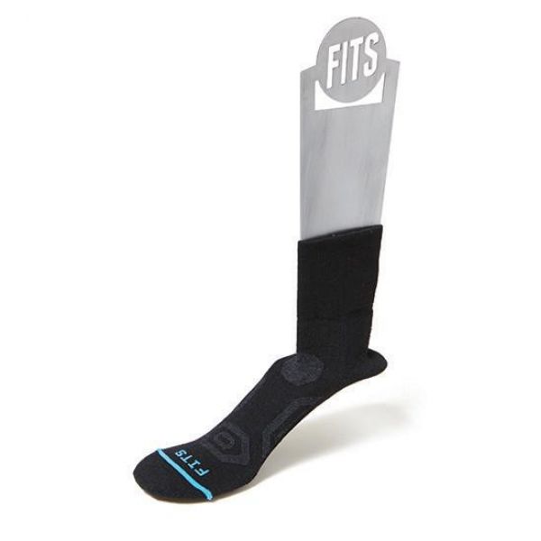 FITS Light Performance Trail Quarter Socks - Black 2XL