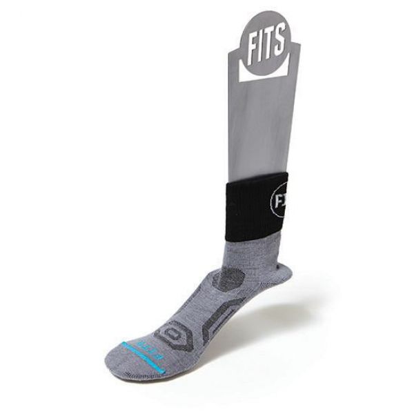 FITS Light Performance Trail Quarter Socks - Light Grey 2XL