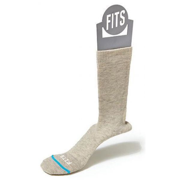 FITS Medium Hiker Crew Socks - Stone 2XL