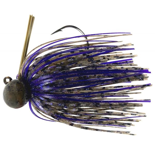 Fitzgerald Thrift Tungsten Micro Jig - 1/2oz - Green Pumpkin/Purple