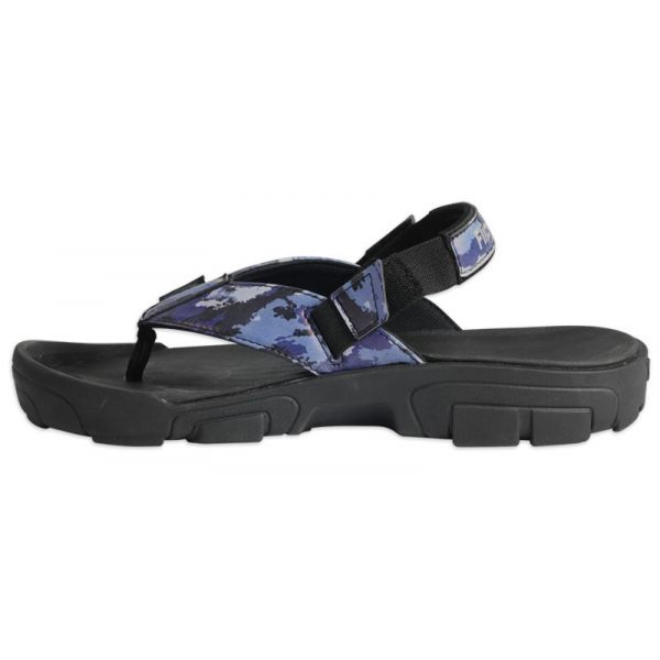 FlipRocks Flip Flop With Timberline Pads - Blue Camo - Sizes 10-11