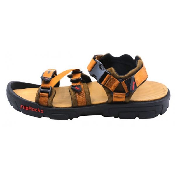 FlipRocks Sandal with Kayaker Pads - Tan - Sizes 10-11