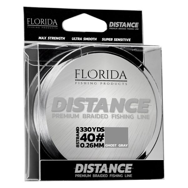 Florida Fishing Products Distance Premium Braid - 330yds - 40lb