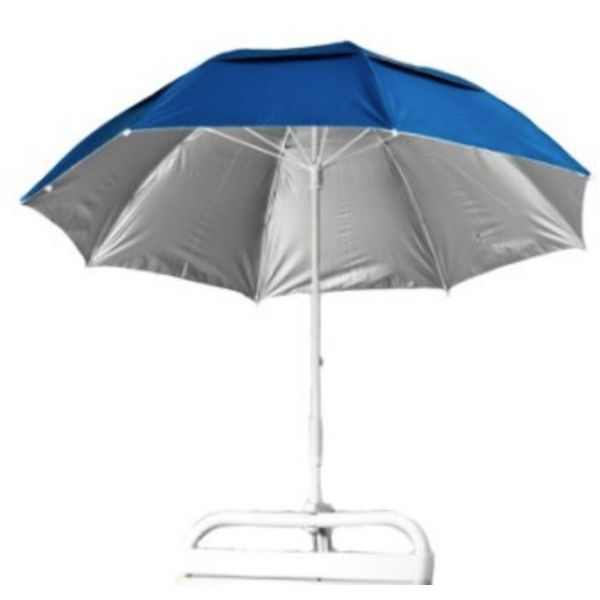 Frankford & Sons Solar Reflective Clamp On Umbrella - Pacific Blue