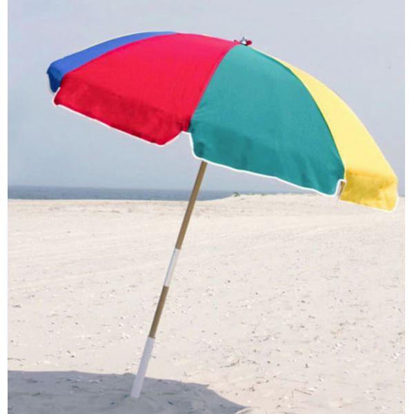 Frankford & Sons Steel Skeleton Beach Umbrella - Beach Ball