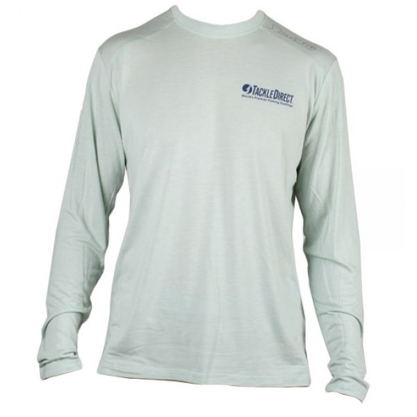 TackleDirect Free Fly FF102 TackleDirect Logo Bamboo Tech Long Sleeve Shirt - XXL