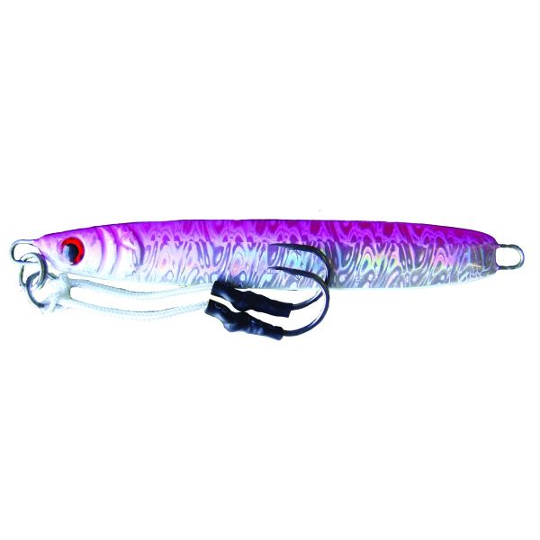 Frenzy Tackle Rigged 5oz Angry Jigs w/ Double Assist Hooks - Pink