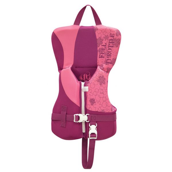 Full Throttle 58064 Rapid-Dry Infant Life Vest - Pink/Purple