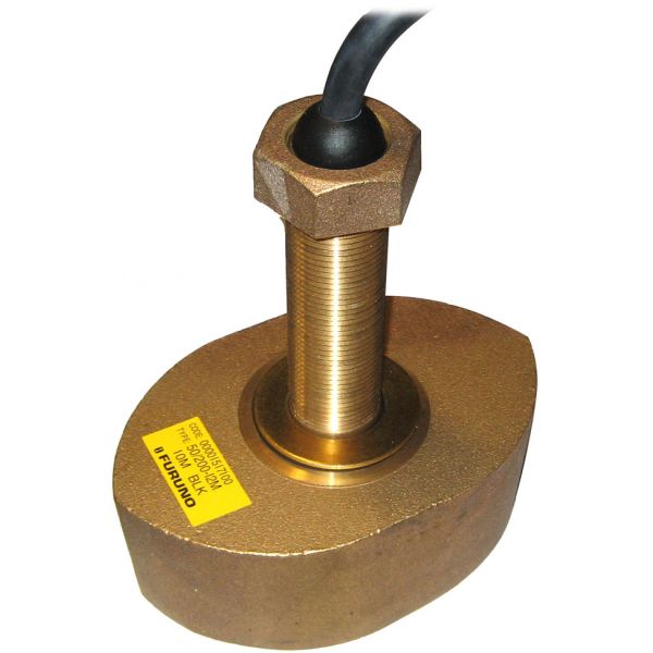 Furuno CA50/200-12M Bronze Thru-Hull 1kW 50/200 Khz Transducer