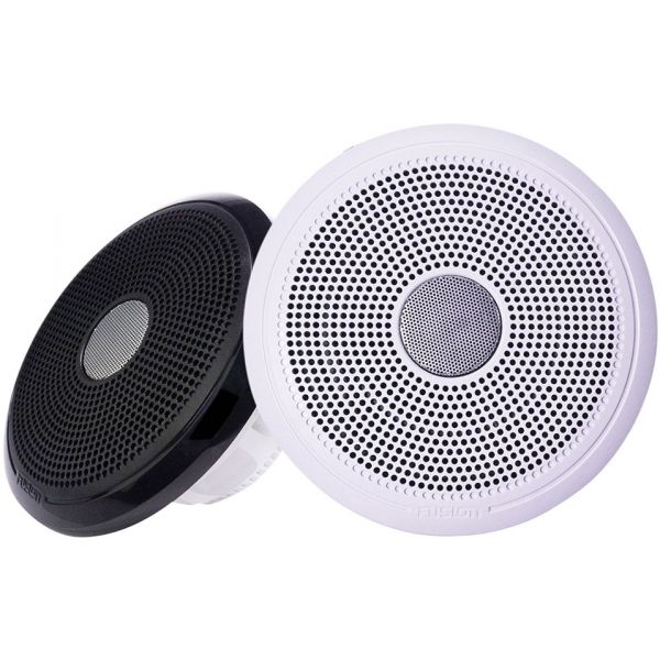 Fusion XS Series 6.5in 200W Classic Speakers - White & Black Grills