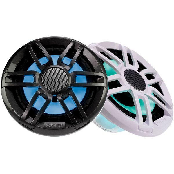 Fusion XS Series 7.7in 240W Sports Speakers - Grey & White Grills