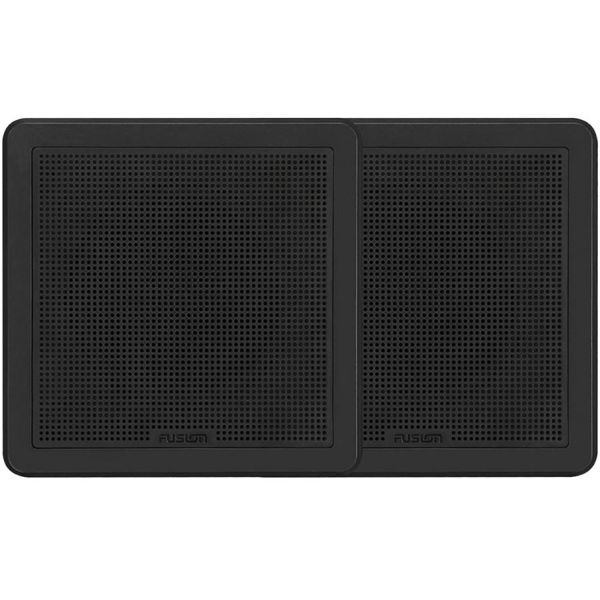 Fusion FM Series 6.5in 120W Flush Mount Square Speakers - Black Grill