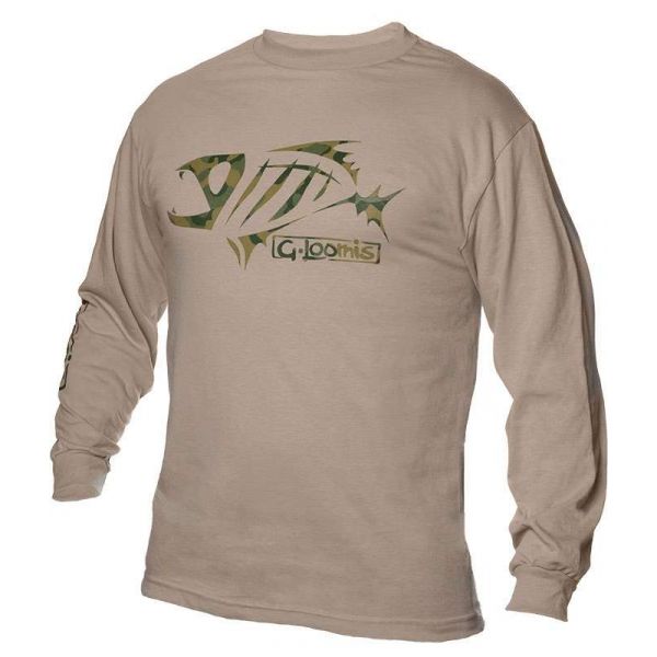 G-Loomis Corpo Long Sleeve T-Shirt - Sand/Camo - Medium